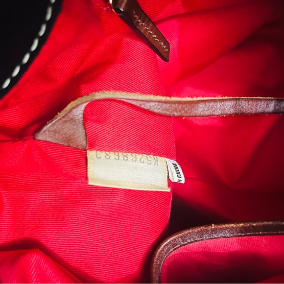 Dooney & Bourke EUC Suede bucket bag Black with dust bag - Picture 12 of 16